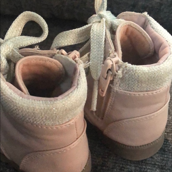 Pink combat boots - Picture 3 of 4